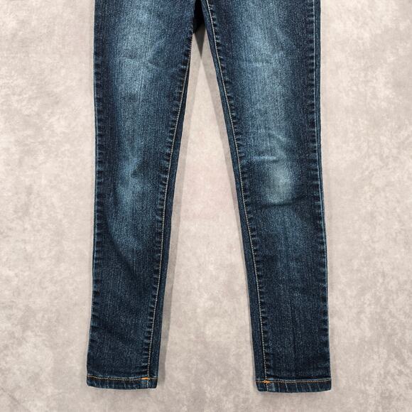 Arizona Jean Co Blue Jeans Demin Skinny Jegging Junior Kids Youth 10 Regular - Picture 4 of 8